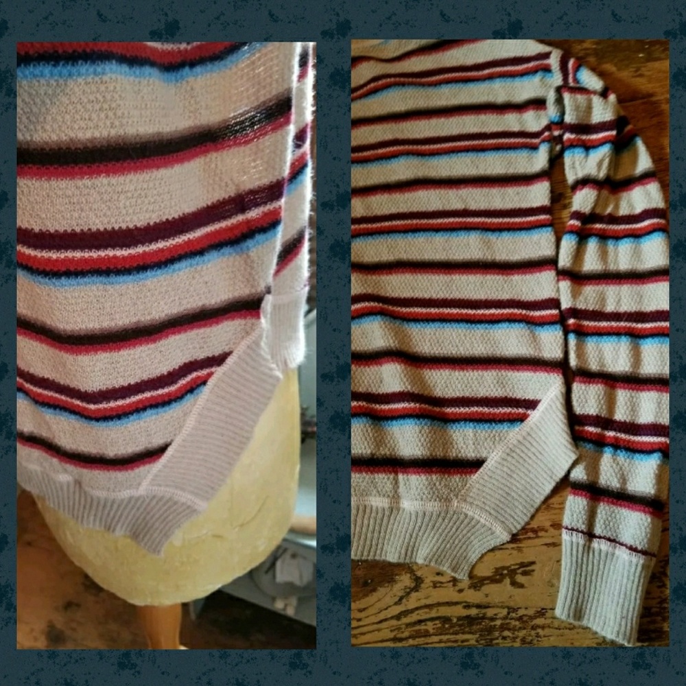 Free People FP BEACH road trip sweater Striped top - Picture 6 of 8